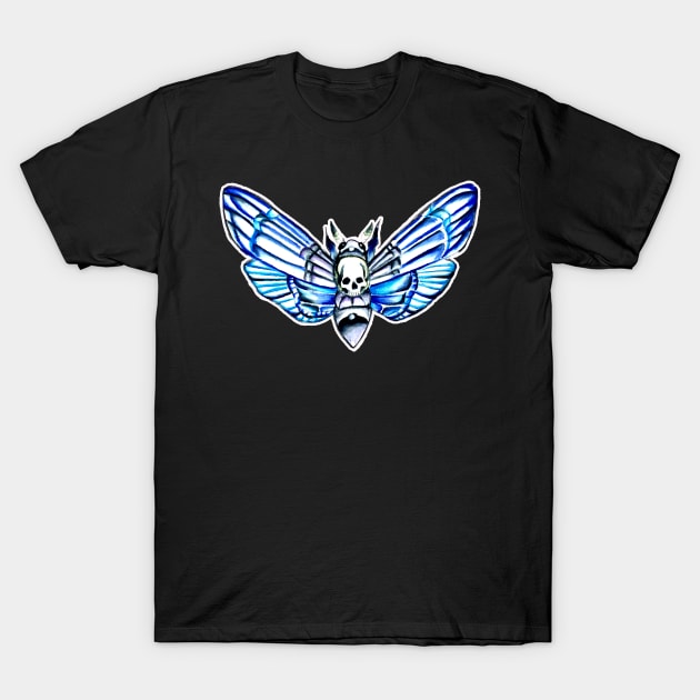 crystal deaths head moth T-Shirt by Brandy Devoid special edition collecion